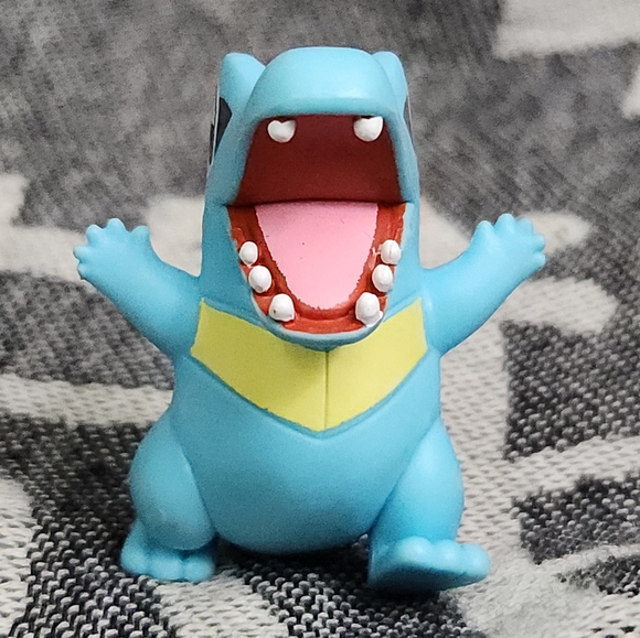 Jazwares Pokemon from Battle Ready Set Figure Totodile 1.5" - Picture 4 of 6